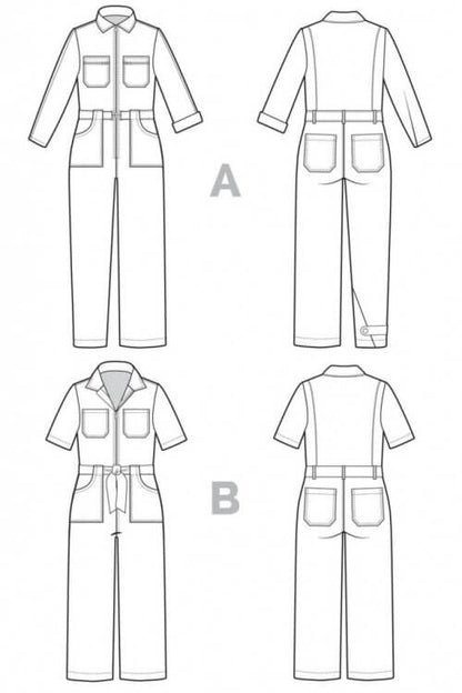 Closet Core Patterns | Blanca Flight Suit