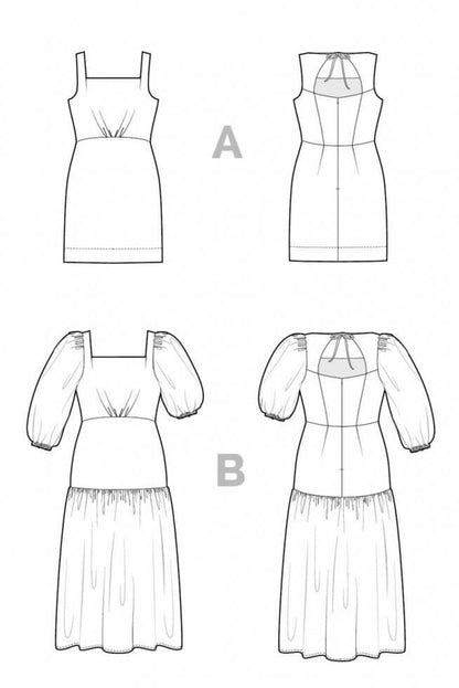 Closet Core Patterns | Pauline Dress