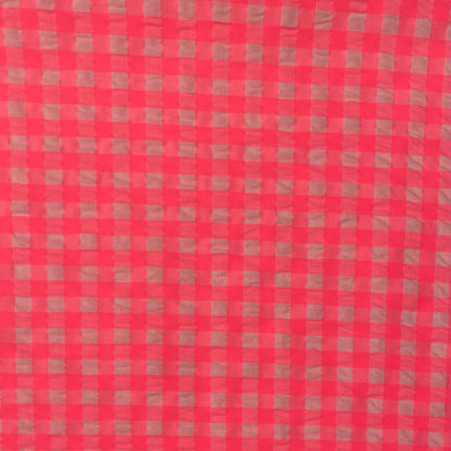 Large Neon Check | Cotton Yard Dyed | Two colours