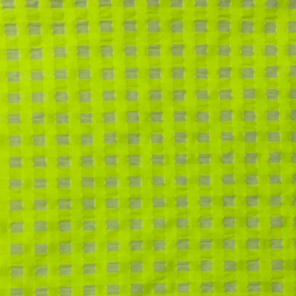 Large Neon Check | Cotton Yard Dyed | Two colours