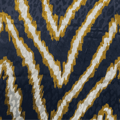 Abstract Leopard Satin