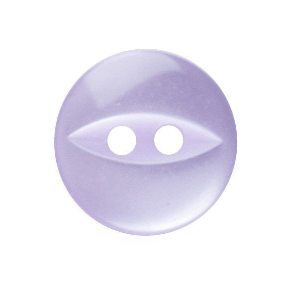 Fish Eye 2 Hole Plain Buttons : 11mm/14mm/16mm