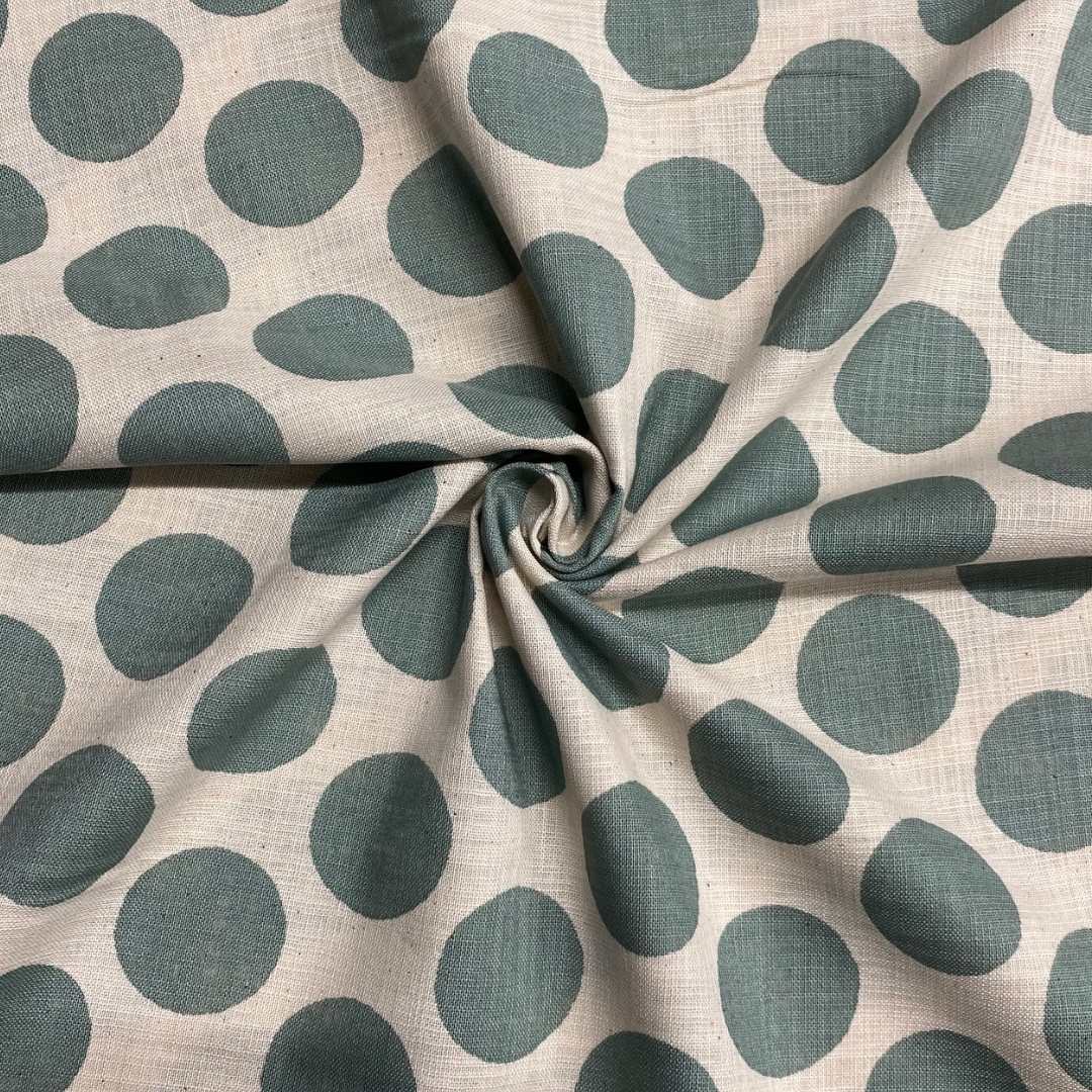 Big Dots Linen Like Slub | Sevenberry | Multiple Colours
