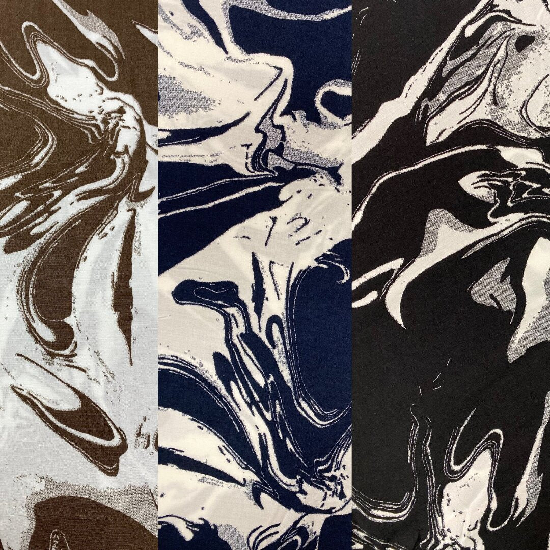 Marble Viscose | 3 Colours!