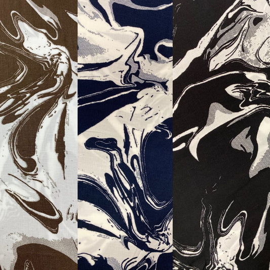 Marble Viscose | 3 Colours!