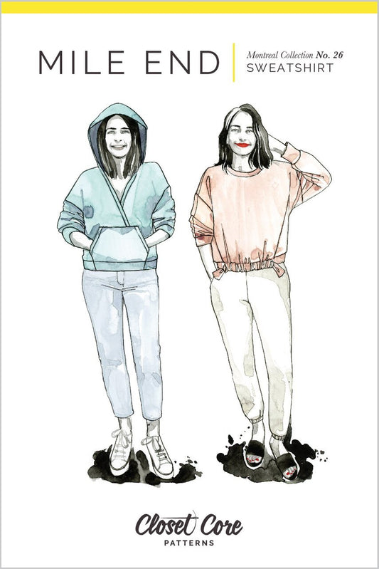 Closet Core Patterns | Mile End Sweatshirt Paper Pattern