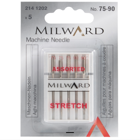 Sewing Machine Stretch Needles | Assorted | Milward