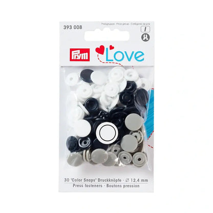 30 Colour Press Fasteners | 7 Colourways | Prym Love