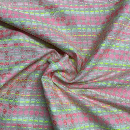 Neon Dot Woven Fabric