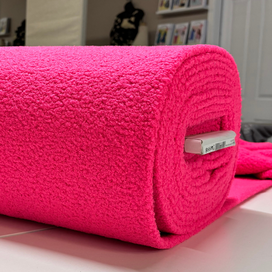 Neon Pink Teddy Fleece