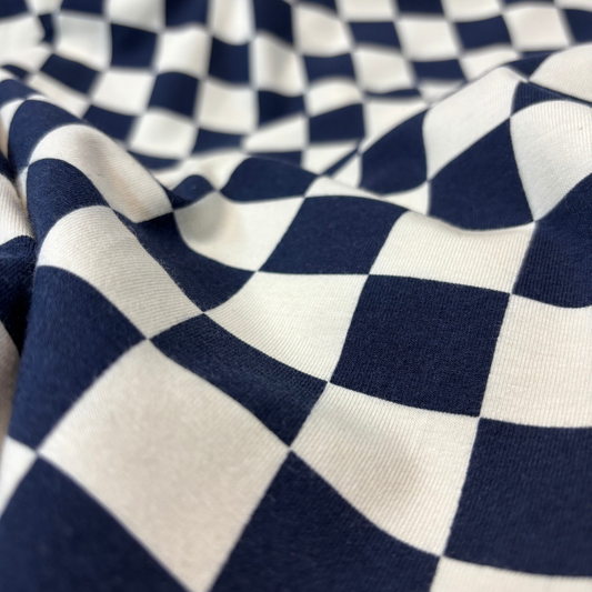 Curved Checkerboard Jersey