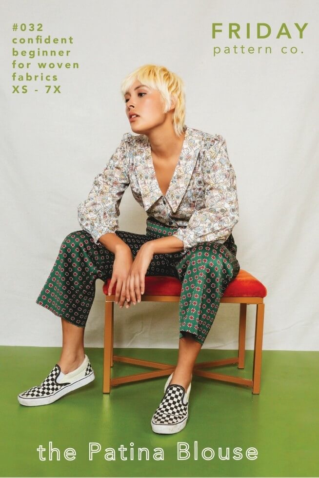 Friday Pattern Co. | Patina Blouse Paper Pattern