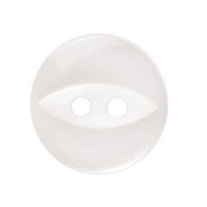 Fish Eye 2 Hole Plain Buttons : 11mm/14mm/16mm
