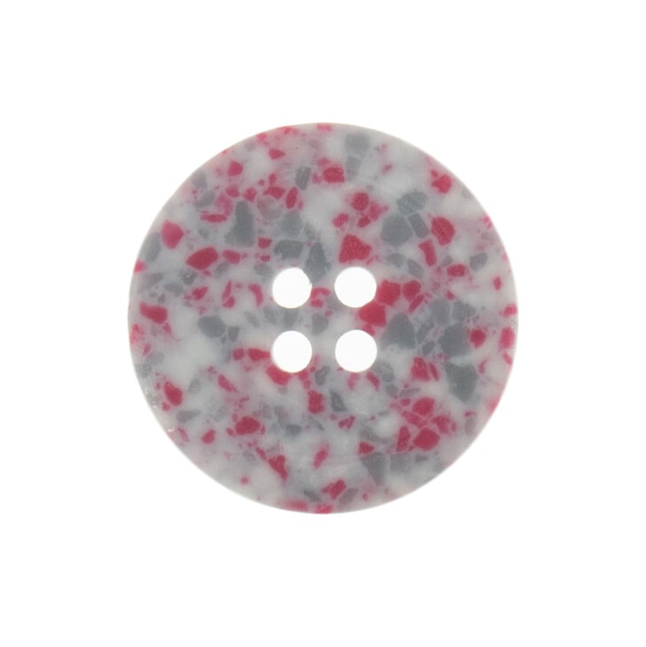 Recycled Plastic Scrap 4 Hole Buttons | 18/20/25mm