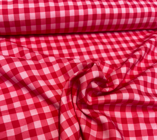 Red & Pink Gingham | The Crafty Pie