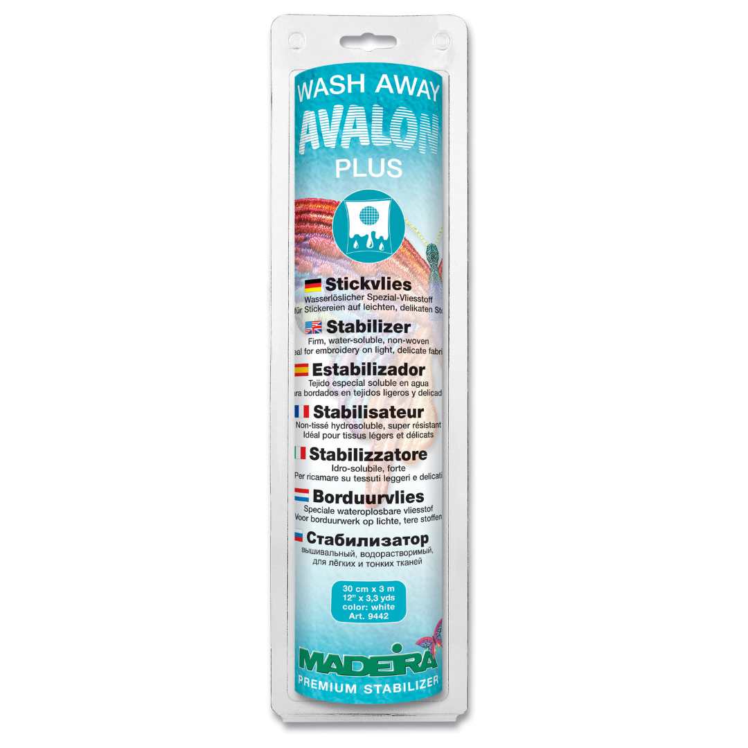 Premium Stabilisers for Embroidery | Madeira | Wash Away