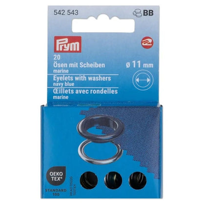 Eyelets with Washers | Multiple Colours | Prym Vario Tool