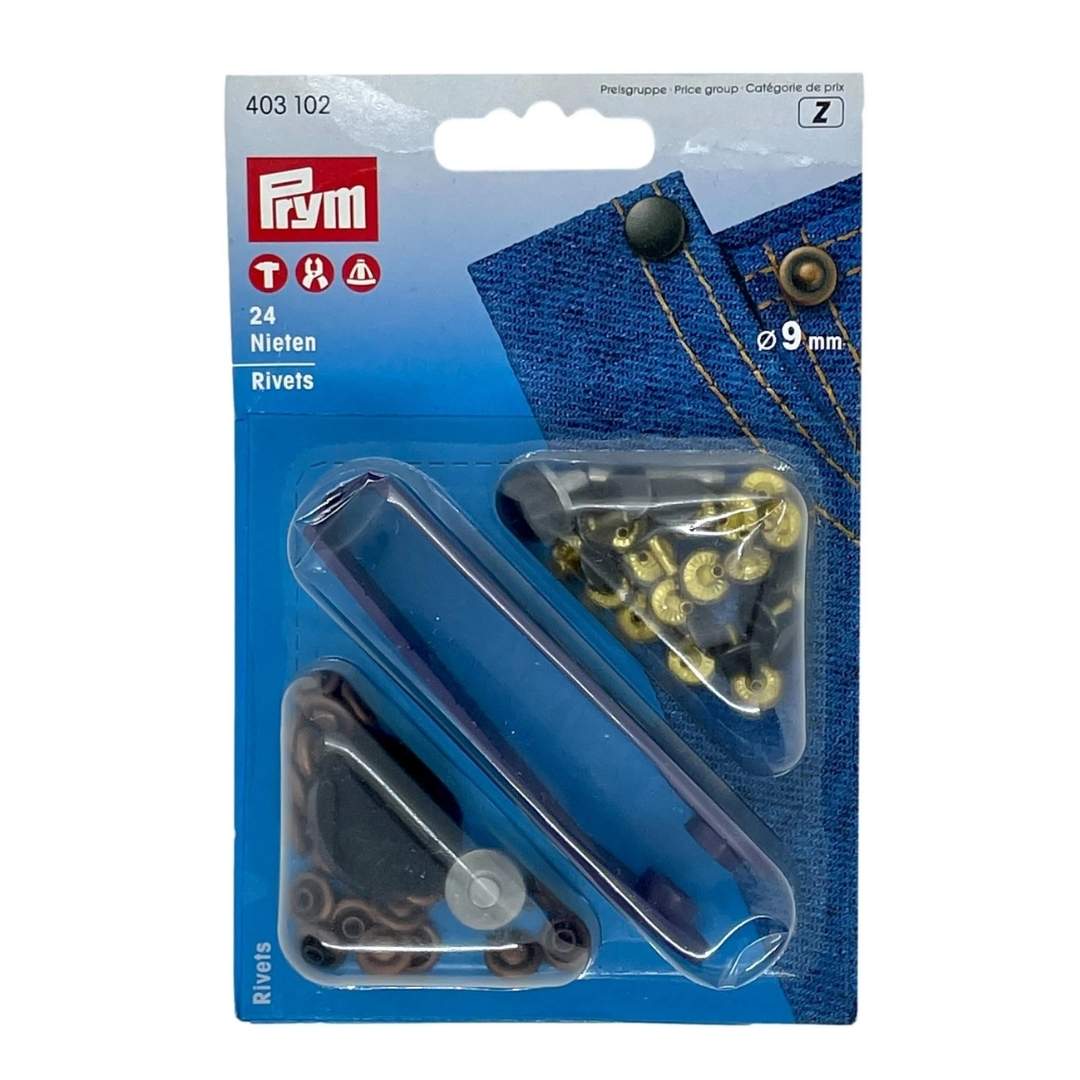 Jeans Rivets 9mm | Prym Vario, Pliers or Hammer
