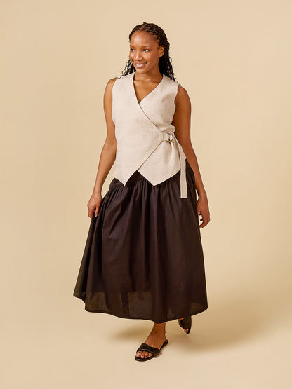Aylin Wrap Dress + Vest 