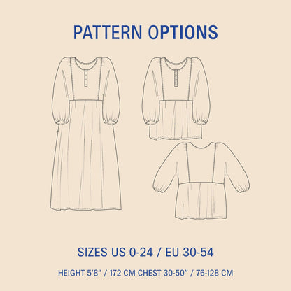 Balka Dress Sewing Pattern Wardrobe By Me