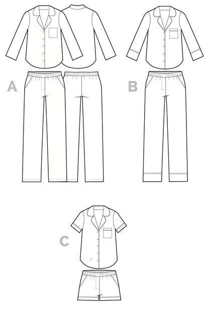 Carolyn Pajamas Pattern