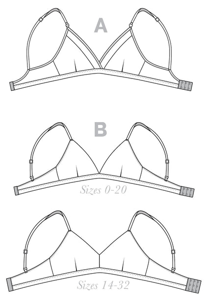 Céline Bralette Pattern