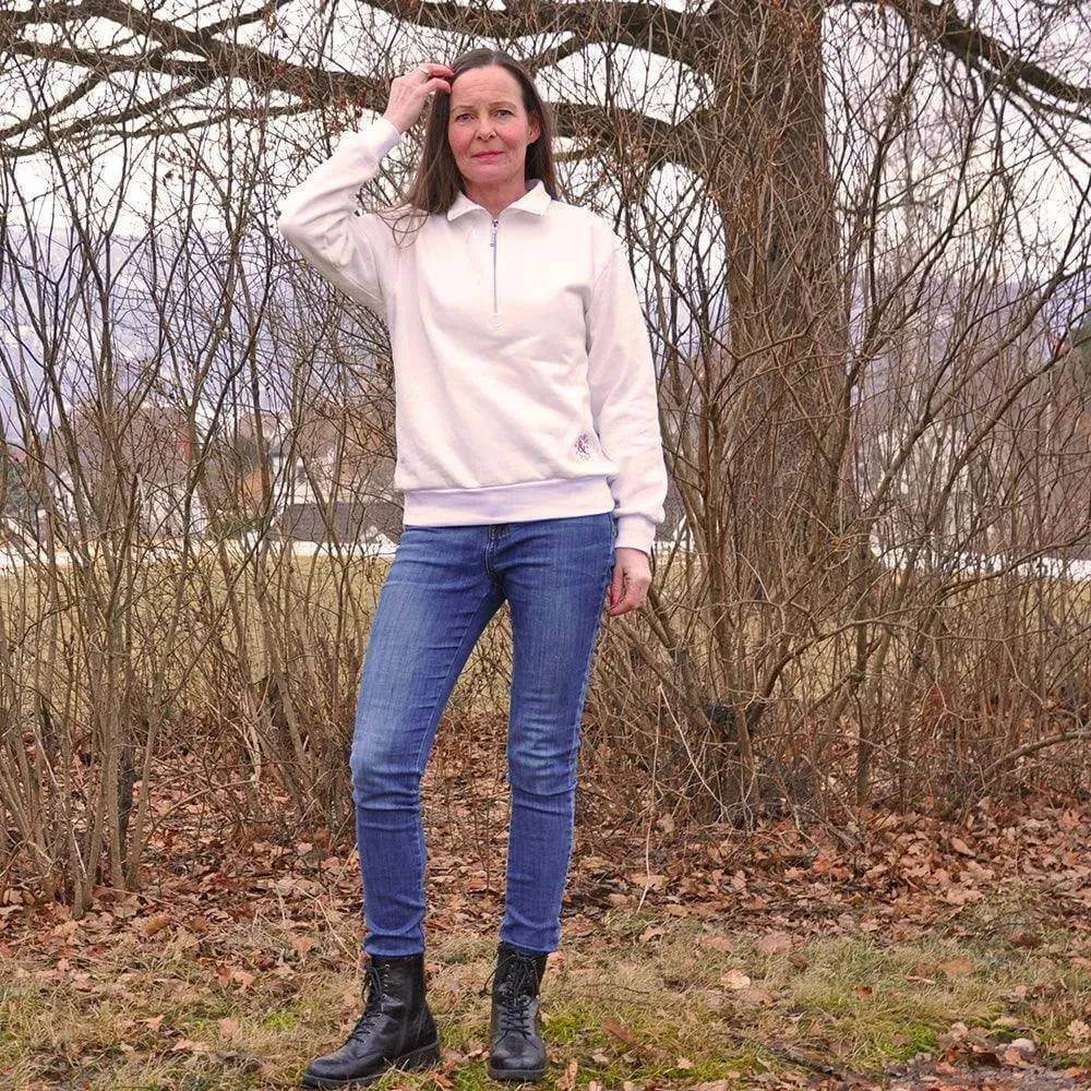 Half zipper sweater Pattern Wardrobe By Me