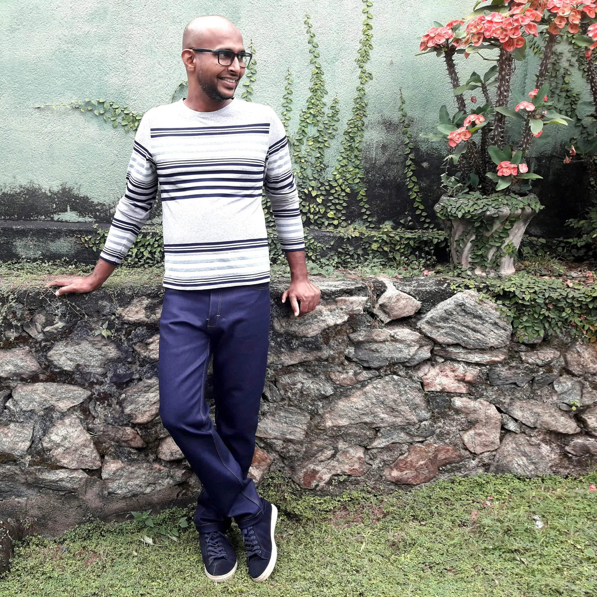 Jeans Sewing Pattern-Men's sizes 26-42 Wardrobe By Me