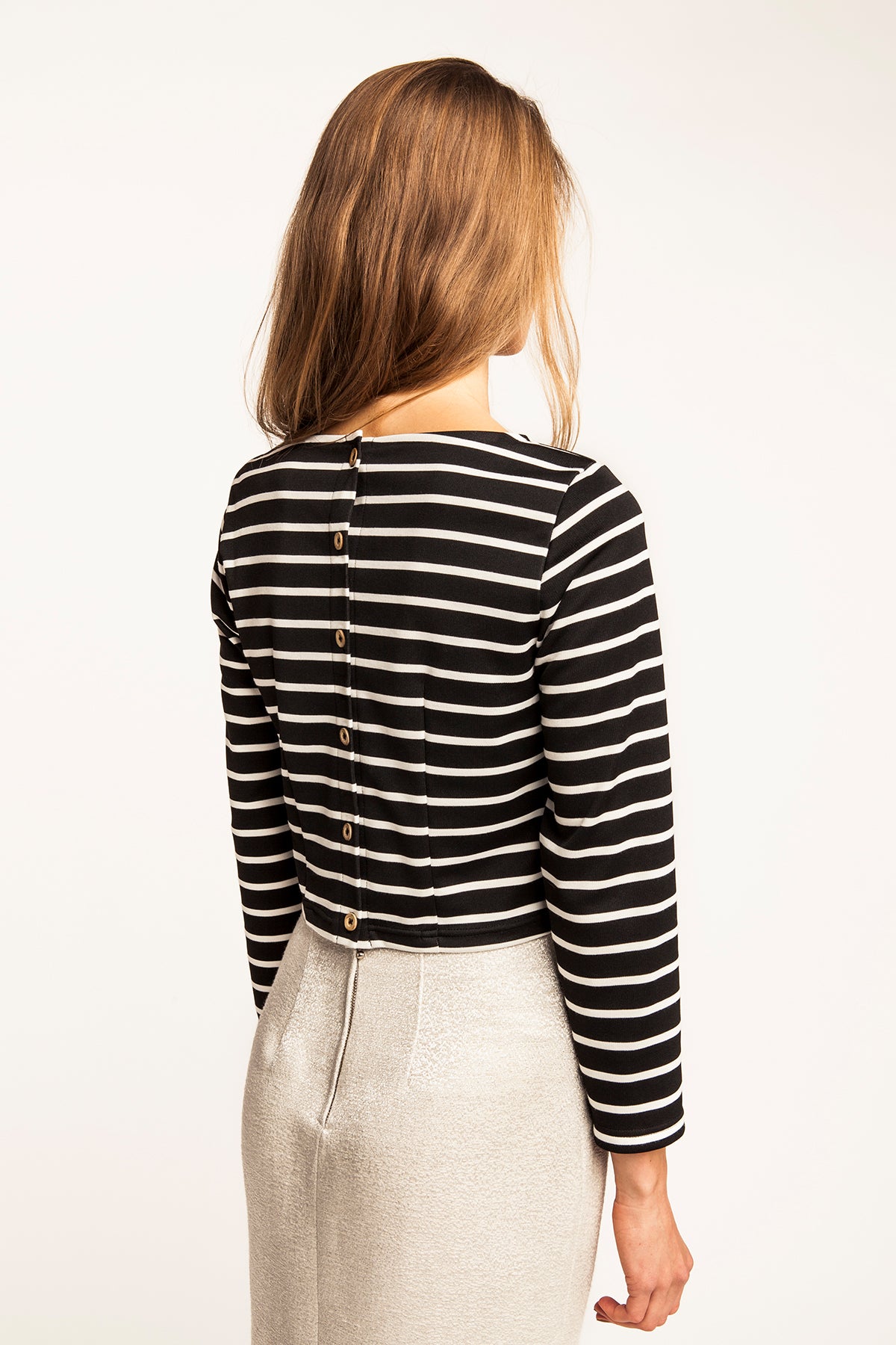 KANERVA button-back tee