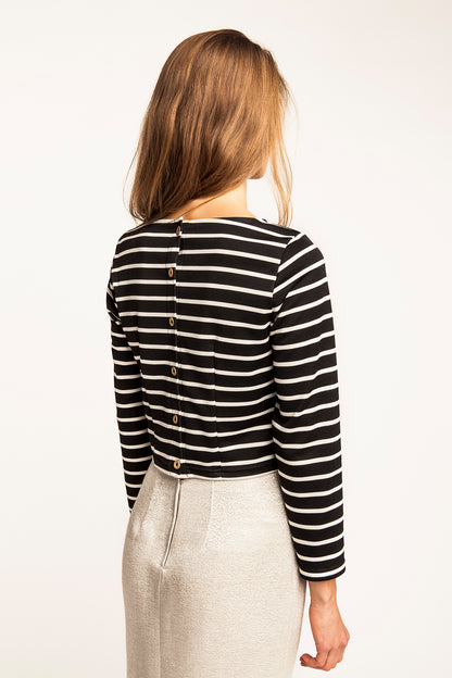 KANERVA button-back tee