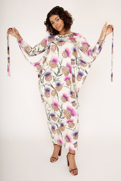 Wrap knit dress sewing pattern