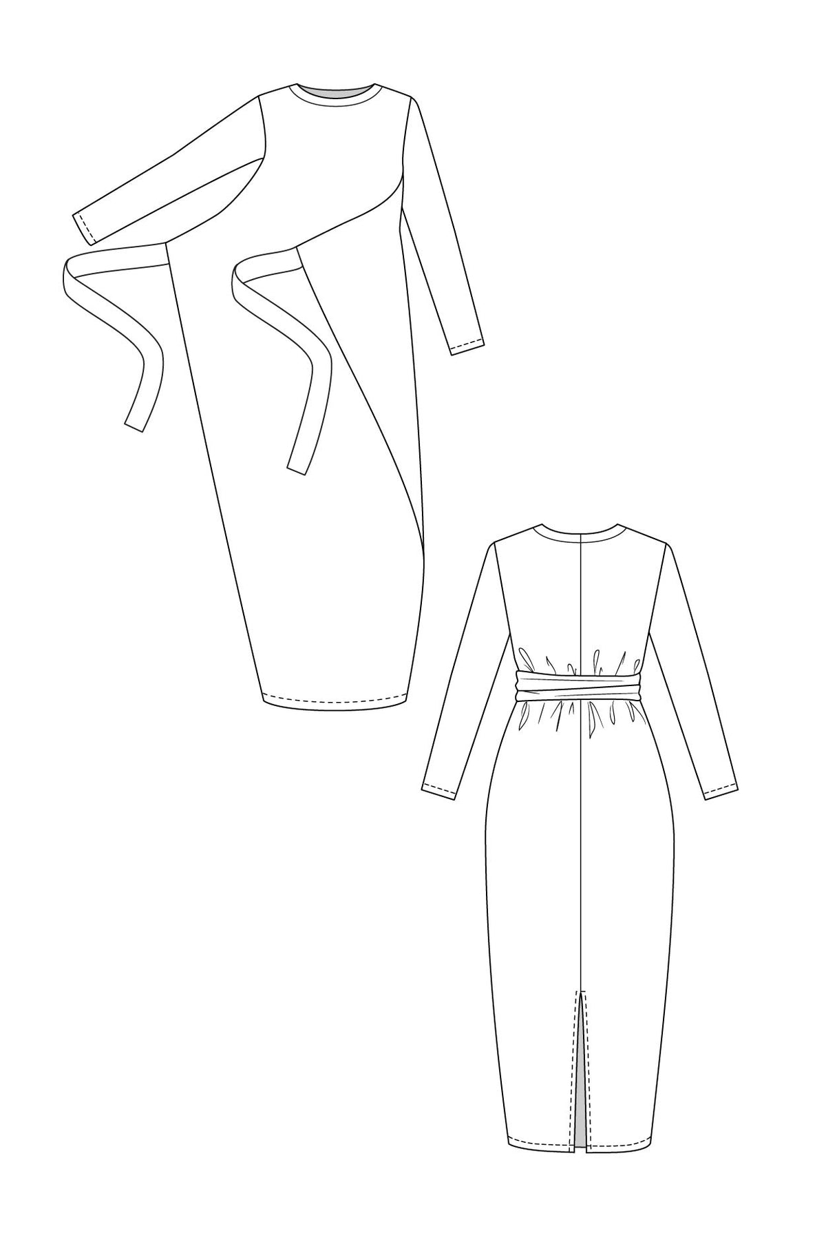KIELO wrap dress & jumpsuit