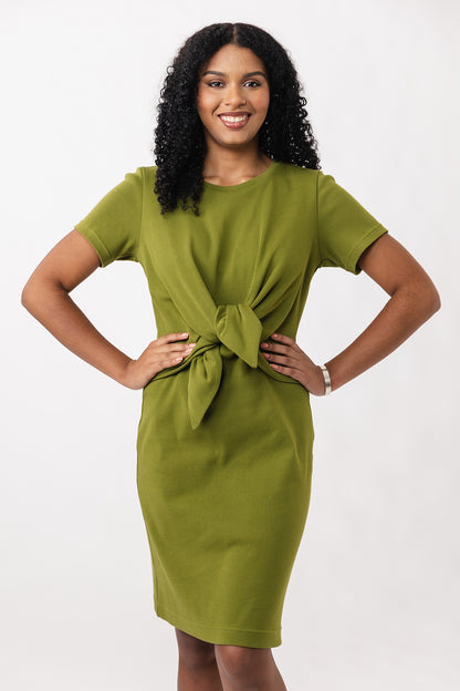 LYYTI tie front mini & maxi dress