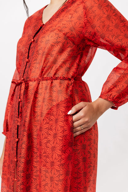 Woven maxi dress sewing pattern