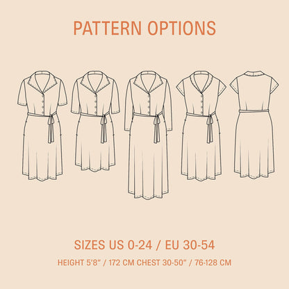 Marianne Dress Sewing Pattern Wardrobe By Me