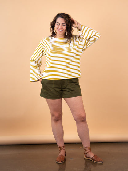 Marine Knit Top + Dress Pattern