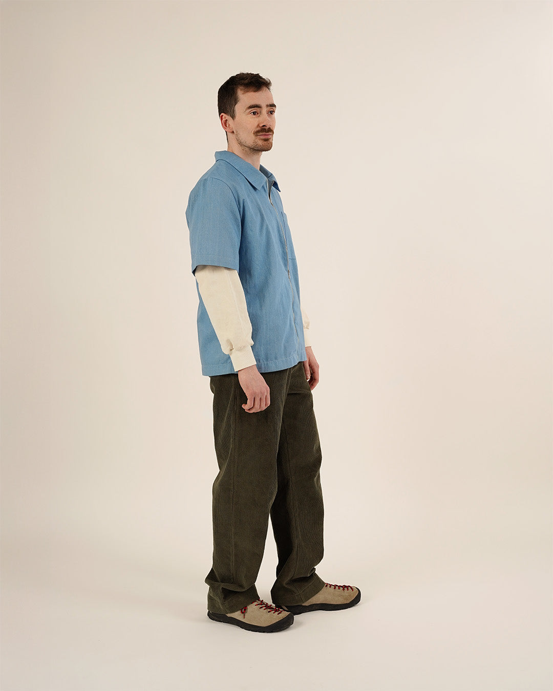 Men's Zip Shirt Sewing Pattern