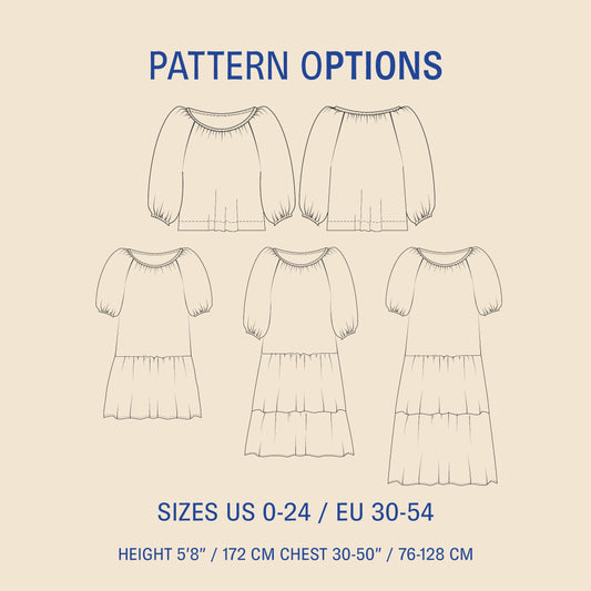 Moira blouse Sewing Pattern