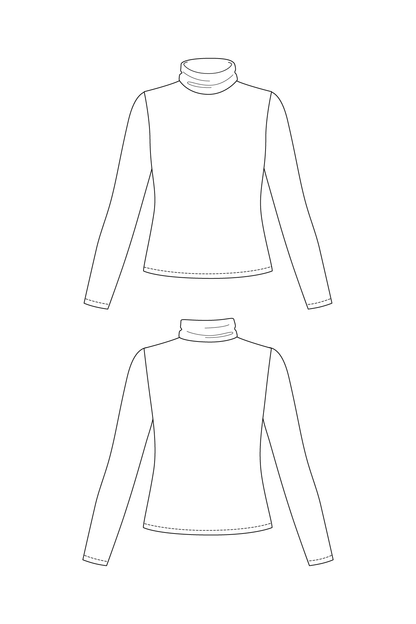 PAOLA turtleneck tee
