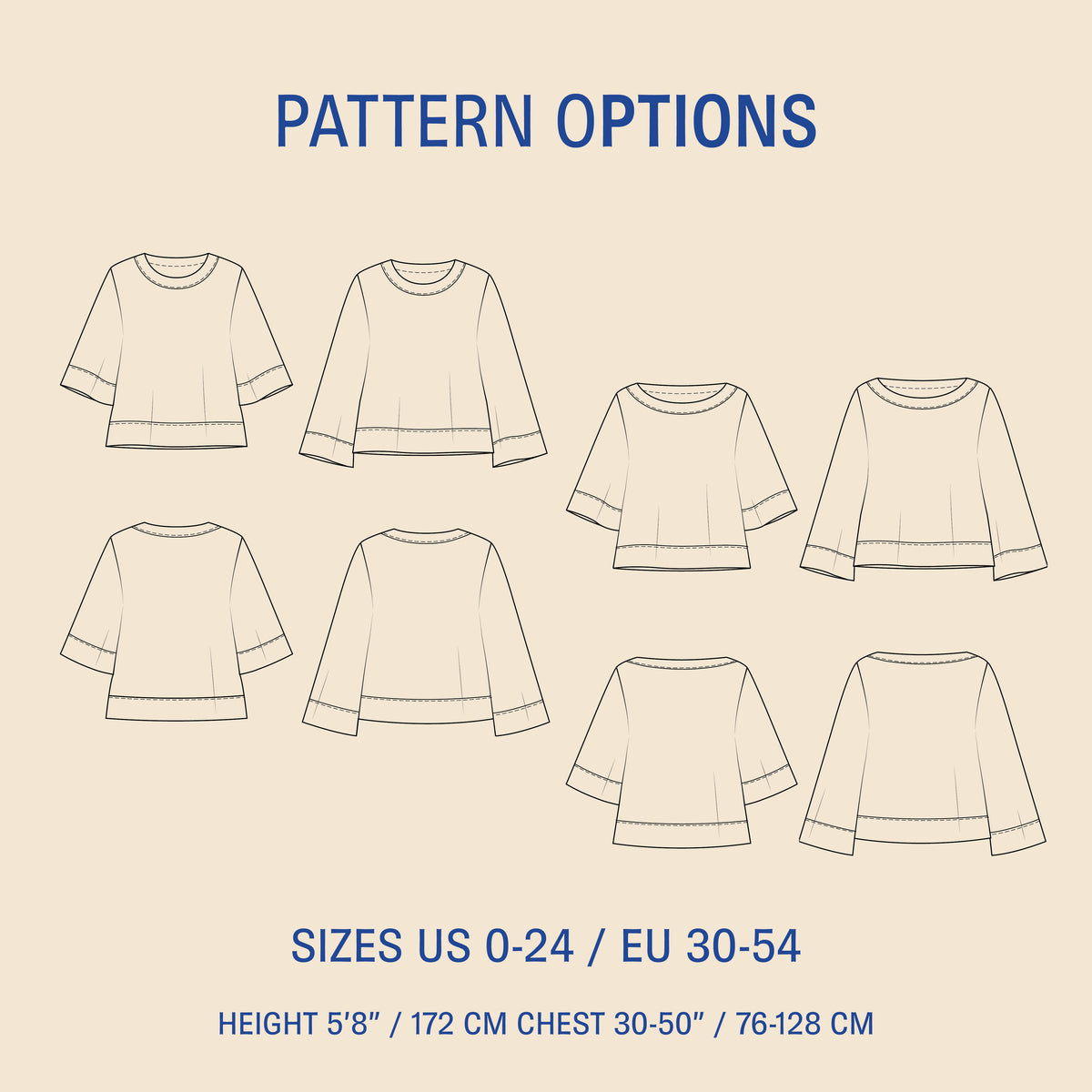 Silke Blouse Sewing pattern