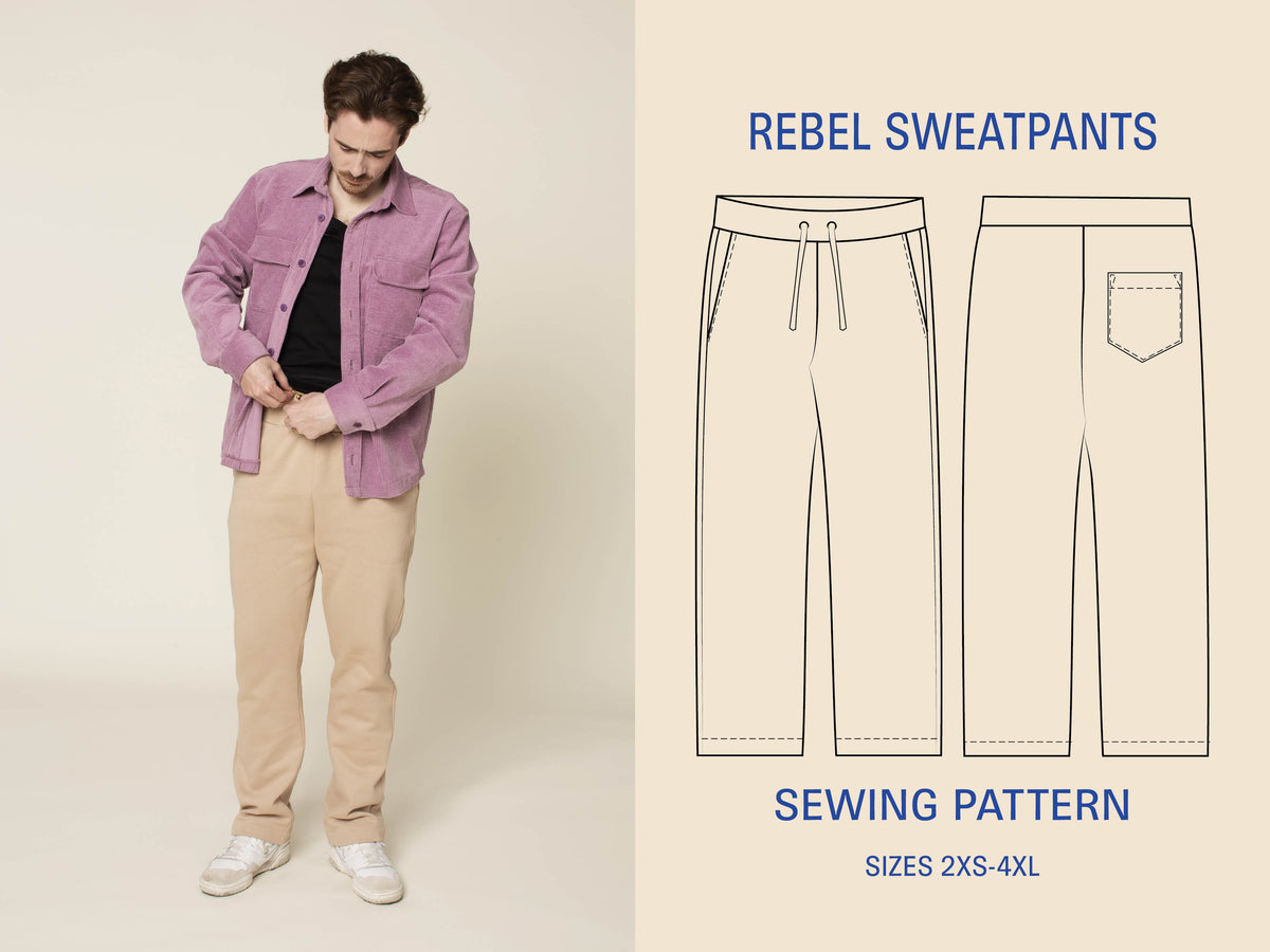 Sweatpants sewing pattern