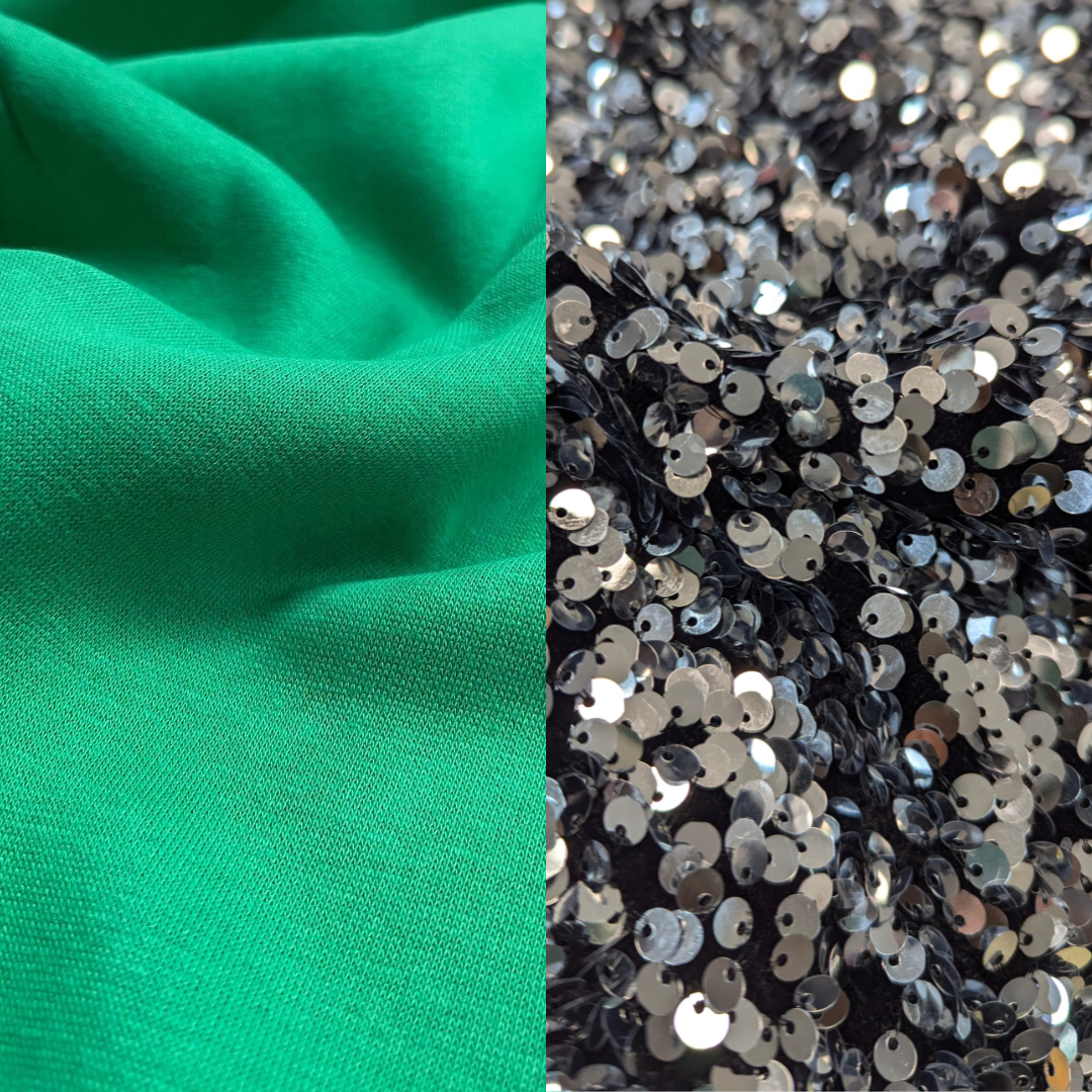 Sequin Sleeve Drew Sweatshirt Kit