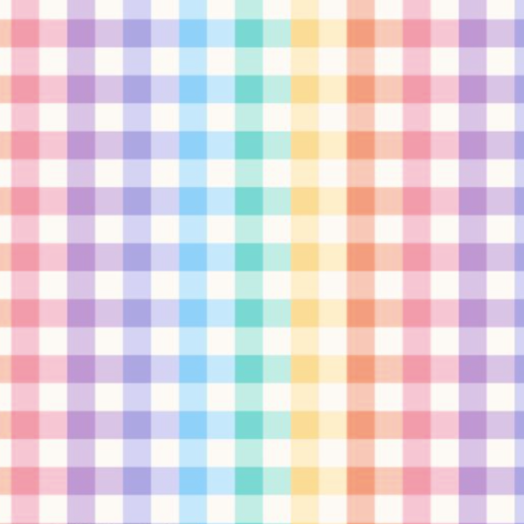 The Crafty Pie | Small Rainbow Gingham
