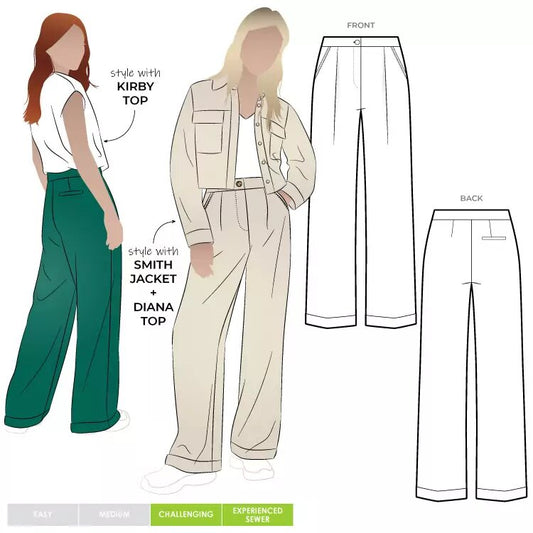 Style Arc | Spencer Woven Pant Paper Pattern