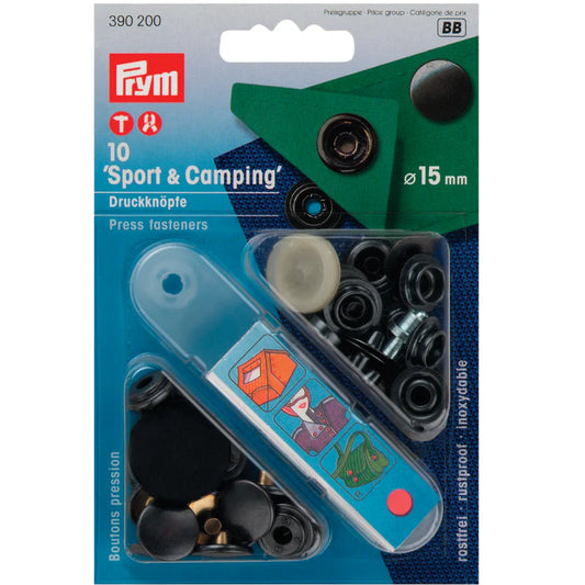 Sport & Camping  Press Fasteners and Tool 15 mm | Multi | Prym