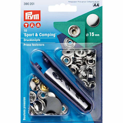 Sport & Camping  Press Fasteners and Tool 15 mm | Multi | Prym