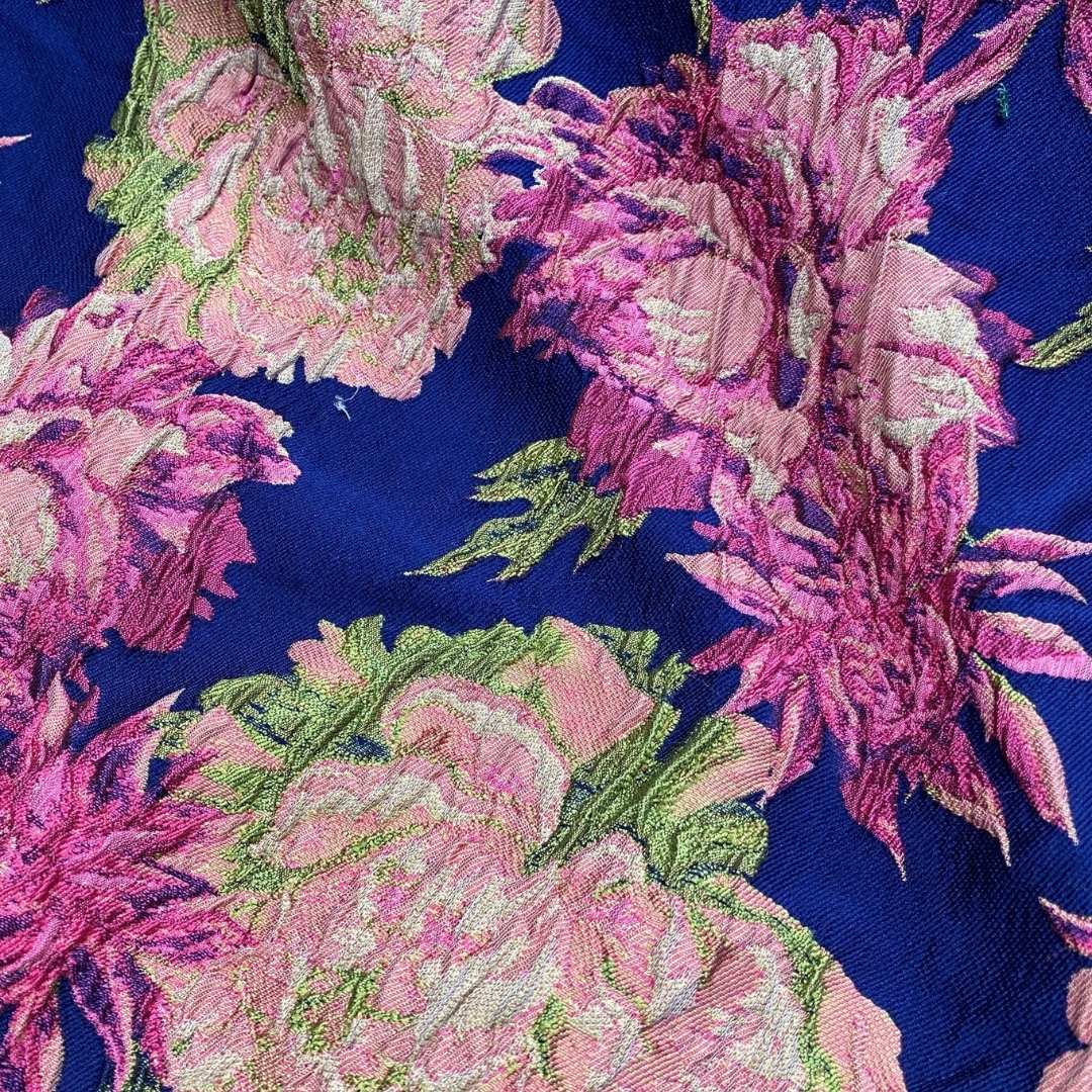 Blossom Thrill Stretch Brocade Fabric | 2 Colours