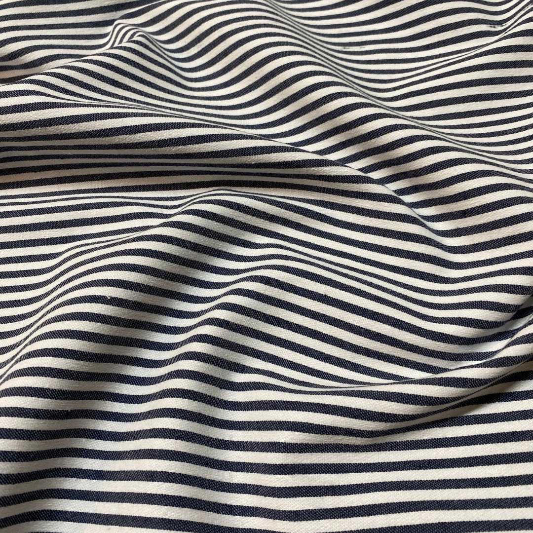 Striped Stretch Denim | Ex-Designer Deadstock