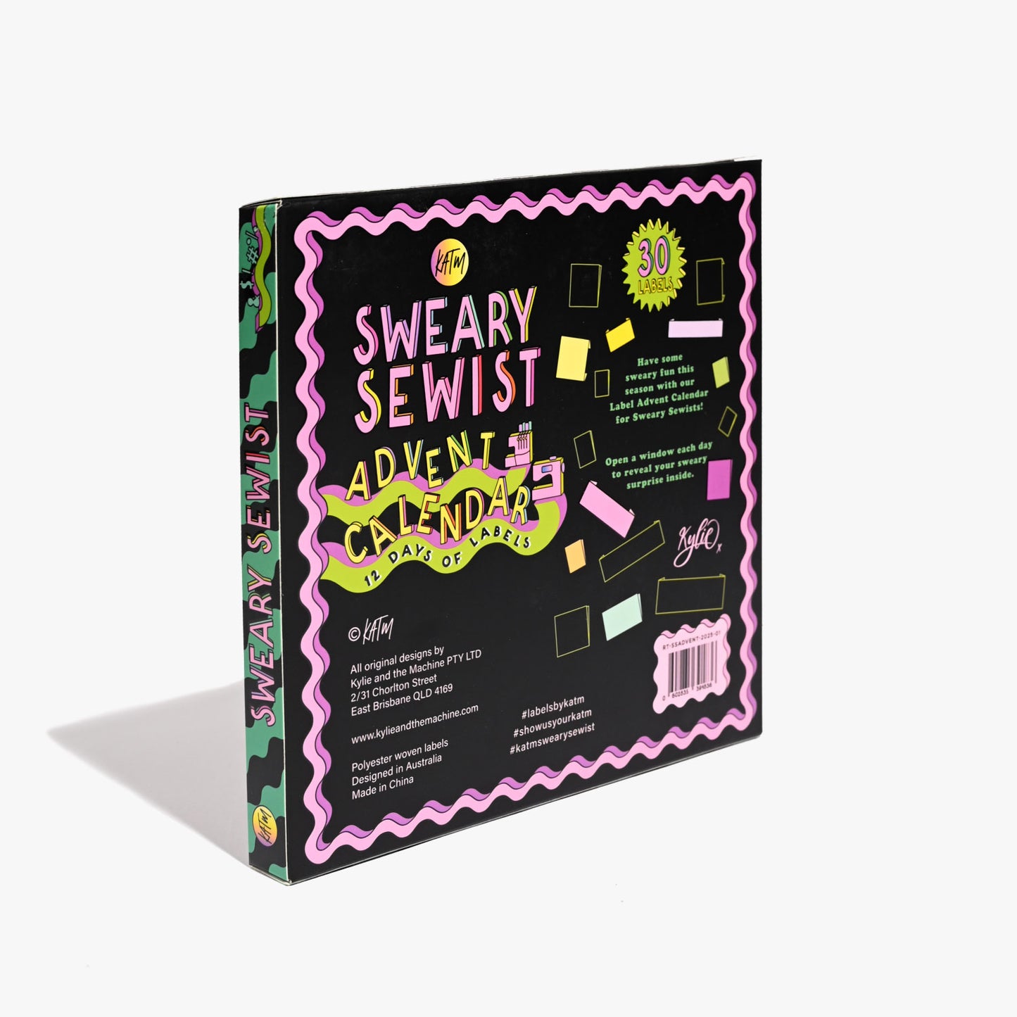 KATM Pre-Order: Sweary Sewist Advent Calendar | 12 Days of Labels