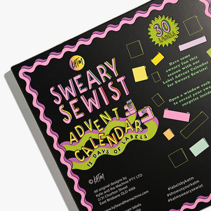 KATM Pre-Order: Sweary Sewist Advent Calendar | 12 Days of Labels